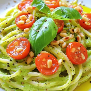Creamy Avocado Pasta Quick and Easy Recipe