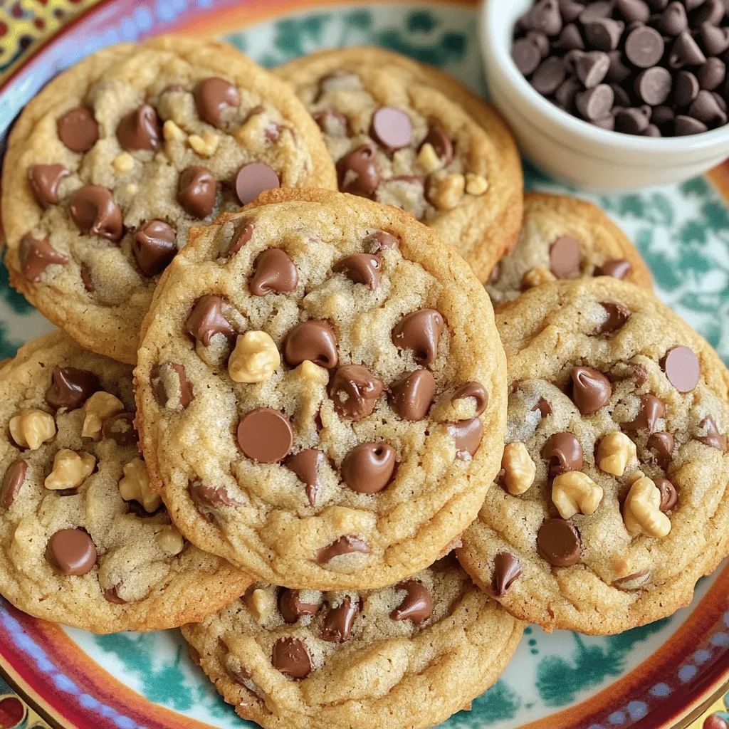 To make these vegan chocolate chip cookies, you need key ingredients. Here’s what you need: - 1 cup almond flour - 1 cup all-purpose flour - 1 teaspoon baking soda - 1/2 teaspoon salt - 1/2 cup coconut oil, melted - 1/2 cup brown sugar - 1/4 cup granulated sugar - 1/4 cup unsweetened applesauce - 1 tablespoon vanilla extract - 1 cup dairy-free chocolate chips These ingredients work well together to create a soft, chewy cookie. The almond flour adds a nice nutty flavor, while the coconut oil keeps cookies moist. If you want to change things up, consider adding: - 1/4 cup chopped walnuts - 1/4 cup shredded coconut - A pinch of cinnamon or sea salt These add-ins can give your cookies a fun twist. Walnuts add crunch, while coconut brings sweetness. A sprinkle of sea salt balances the flavors nicely. You can swap ingredients if you need to. Here are some ideas: - Use oat flour instead of almond flour. - Replace coconut oil with any neutral oil. - For sweetness, try maple syrup or agave instead of sugar. These swaps will still give you tasty cookies. Always remember to adjust the amounts when substituting for liquids. For the full recipe, check out the instructions provided earlier. Start by gathering your ingredients. You need almond flour, all-purpose flour, baking soda, salt, melted coconut oil, brown sugar, granulated sugar, unsweetened applesauce, vanilla extract, dairy-free chocolate chips, and optional walnuts. 1. Preheat your oven to 350°F (175°C). Line a baking sheet with parchment paper. 2. In a large bowl, whisk together the almond flour, all-purpose flour, baking soda, and salt. Make sure they blend well. 3. In another bowl, mix the melted coconut oil, brown sugar, and granulated sugar until creamy. This step adds a nice texture. 4. Add the applesauce and vanilla extract to the sugar mixture. Stir until everything is mixed well. 5. Gradually add the dry ingredients to the wet mix. Stir gently until just combined. Don’t overmix or the cookies will be tough. 6. Fold in the dairy-free chocolate chips and walnuts, if you choose to use them. Now, it’s time to bake. 1. Scoop out 1.5 tablespoons of dough. Place them on the prepared baking sheet, leaving about 2 inches between each scoop. 2. Gently flatten the dough balls with your palm. This helps them spread while baking. 3. Bake for 10-12 minutes. Look for golden edges and set tops. 4. If you want a softer cookie, take them out when they look set but not too brown. Let the cookies cool down to keep their shape. 1. Once baked, remove the cookies from the oven. Let them cool on the baking sheet for 5 minutes. 2. Transfer them to a wire rack to cool completely. This step prevents sogginess. 3. For serving, plate the cookies on a colorful platter. You can add a small bowl of dairy-free chocolate chips for dipping or sprinkling on top. Enjoy with a glass of almond milk. For the full recipe, check out the details above. Happy baking! To get that perfect chew in your cookies, use almond flour. This flour keeps the cookies moist. You can also add a bit more applesauce. Just a tablespoon more can make a big difference. Another key is not to overbake them. Watch for light golden edges. The centers should look soft when you take them out. To stop cookies from spreading too much, chill the dough. Place the dough in the fridge for about 30 minutes. This helps the fats firm up. Also, use a mix of flours. Almond flour helps with texture, while all-purpose flour gives structure. Lastly, space the dough balls apart on the baking sheet. This allows room for the cookies to puff up instead of spread out. When baking vegan, always check your ingredients. Make sure your chocolate chips are dairy-free. Read the labels carefully. Use fresh baking soda for the best rise. Measuring accurately is vital. Level off your flour and sugar for consistency. Finally, trust your taste! If the dough tastes good, the cookies will too. For a full guide, check out the Full Recipe. {{image_2}} You can make gluten-free vegan chocolate chip cookies. Just swap out regular flour for gluten-free flour. Use a cup-for-cup blend to keep the texture. This way, you get tasty cookies without gluten. Gluten-free cookies still taste great! Add fun flavors to your cookies. A few drops of mint extract give a fresh twist. For a citrusy taste, add orange zest. You can also mix in spices like cinnamon or nutmeg for warmth. These flavors can change the cookie experience and keep it exciting. If you want a nut-free cookie, skip the almond flour and walnuts. Use only all-purpose flour or a nut-free flour blend. This change makes it safe for those with nut allergies. Your cookies will still be soft and chewy, just without the nuts. For the full recipe, try the Heavenly Vegan Chocolate Chip Cookies. You’ll love these tasty treats! To keep your vegan chocolate chip cookies fresh, place them in an airtight container. This helps them stay soft and tasty. If you want to keep them longer, store them at room temperature for up to five days. For extra freshness, you can add a slice of bread in the container. The bread will help keep the cookies moist. Freezing these cookies is easy and smart. First, let them cool completely. Then, place the cookies in a single layer on a baking sheet. Freeze them for about two hours. Once frozen, transfer them to a freezer-safe bag or container. Label the bag with the date. You can freeze them for up to three months. When you want a cookie, just take one out! Reheating your vegan cookies brings back their warm goodness. Preheat your oven to 350°F (175°C). Place the cookies on a baking sheet and heat for about 5-10 minutes. You can also use the microwave. Just heat them for about 10-15 seconds. Enjoy them warm for a delightful treat! Yes, you can use different flours. Almond flour adds a nutty taste. Whole wheat flour makes the cookies more hearty. You might need to adjust the liquid if you switch flours. You want the dough to feel right, not too dry or too wet. You can swap out the sugars for natural sweeteners. Try using mashed bananas or dates. You can also add oats for fiber. Using less oil or swapping it for applesauce can cut down fat too. These changes make the cookies tasty and nutritious. To soften coconut oil, you can warm it slightly. Place the jar in hot water for a few minutes. You can also microwave it for about 10 seconds. Just make sure it does not melt completely. You want it soft, not liquid. Check out the Full Recipe above to make these delicious cookies! You learned how to make vegan chocolate chip cookies step-by-step. We covered the key ingredients, tips, and variations for perfect cookies. You can adjust flavors and ingredients to fit your needs. In the end, baking these cookies can be fun and easy. They taste great and are good for you too! Enjoy your delicious treats and share them with friends or family. Happy baking!