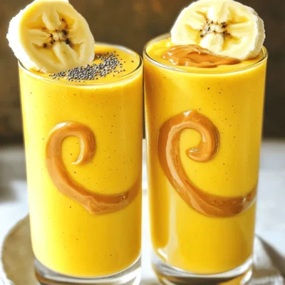 Banana Peanut Butter Smoothie Simple and Tasty Recipe