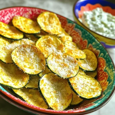 Baked Zucchini Chips Crispy and Healthy Snack Option