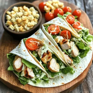 Grilled Chicken Caesar Wrap Flavorful and Easy Meal
