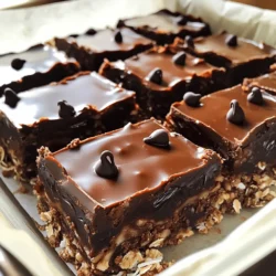 No Bake Chocolate Coconut Bars are simple and fun to make. You only need a few ingredients. These bars are great for a quick snack or dessert. - 1 cup medjool dates, pitted - 1 cup rolled oats - 1/2 cup unsweetened cocoa powder - 1/2 cup shredded coconut (unsweetened) - 1/4 cup almond butter (or any nut butter of your choice) - 1/4 cup honey or maple syrup - 1 teaspoon vanilla extract - Pinch of salt - 1/4 cup dark chocolate chips (dairy-free if preferred) Medjool dates give natural sweetness and stickiness. They help hold the bars together. Rolled oats add texture and fiber. Use unsweetened cocoa powder for rich chocolate flavor. Unsweetened shredded coconut adds a chewy bite. Almond butter or your favorite nut butter binds the mix. Honey or maple syrup adds a sweet touch. Vanilla extract enhances the overall flavor. A pinch of salt balances the sweetness. Dark chocolate chips give a tasty finish. For the best results, use fresh ingredients. Keep your dates soft for easy blending. If you want a sweeter treat, adjust the honey or maple syrup. Each ingredient plays a key role in making these bars delicious and nutritious. To start, gather all your ingredients. You will need medjool dates, oats, cocoa powder, shredded coconut, almond butter, honey, vanilla, and a pinch of salt. Place these in a food processor. Blend until it forms a sticky dough. If it seems too dry, add a little water. You want a blend that sticks together well. Next, take an 8x8 inch baking dish and line it with parchment paper. This helps with easy removal later. Pour the sticky dough into the dish. Use your hands or a spoon to press it down firmly. Make sure it is even and flat. This forms the base of your bars, so it’s important to get it right. Now, let’s melt the chocolate. In a microwave-safe bowl, add dark chocolate chips. Heat them in 30-second bursts. Stir in between until smooth. This step is quick, and you should watch closely to avoid burning. Once melted, pour the chocolate over the pressed mixture. Use a spatula to spread it evenly across the top. Finally, it’s time to chill. Place the dish in the fridge for at least 2 hours. This helps the bars set firmly. Once they are set, lift them out using the parchment paper. Place them on a cutting board and slice them into squares or rectangles. Enjoy your tasty no-bake chocolate coconut bars! You can find the full recipe above for details. To make these no-bake chocolate coconut bars, you need a few tools. Here’s what I recommend: - Food processor - 8x8 inch baking dish - Parchment paper - Microwave-safe bowl - Spatula - Measuring cups and spoons These tools help you mix, press, and melt easily. Getting the right texture is key. You want your mixture to be sticky but not too wet. Here are some tips: - Use fresh medjool dates. They should be soft and moist. - If your mixture seems dry, add a bit more almond butter or honey. - Make sure to pulse the ingredients well in the food processor. You want everything to blend nicely. Press the mixture firmly into the pan. This helps the bars hold together better. These bars are great on their own, but you can get creative! Here are a few serving ideas: - Drizzle extra melted chocolate on top for a fancy touch. - Sprinkle more shredded coconut or nuts for added crunch. - Serve with fresh fruit like berries for a nice contrast. Enjoy your delicious no-bake chocolate coconut bars as a snack or dessert! For the complete recipe, check the Full Recipe section. {{image_2}} You can add nuts or seeds to your bars for extra crunch and flavor. Almonds, walnuts, or pumpkin seeds work great. Chop them up and mix them in during the dough stage. About 1/4 cup will add a nice texture without being too much. You can also sprinkle some on top before you chill the bars. Change the flavor by adding spices or extracts. For a tropical twist, use orange zest or coconut extract. You could also try a dash of cinnamon or a hint of espresso powder for a rich taste. Just a teaspoon can elevate the chocolate flavor. Experiment with what you like best. To make these bars vegan, simply swap honey for maple syrup. This keeps them sweet and plant-based. For gluten-free bars, ensure your oats are certified gluten-free. This way, everyone can enjoy this tasty treat. These simple swaps make it easy to cater to different diets while keeping the delicious taste. Try the Full Recipe to see how easy it is to customize your own bars! To keep your no bake chocolate coconut bars fresh, store them in an airtight container. This helps prevent them from drying out or absorbing other smells in the fridge. I find it best to separate layers with parchment paper. This way, they won’t stick together. You can freeze these bars if you want to enjoy them later. Cut the bars into squares before freezing. Place them in a single layer on a baking sheet. Once they are frozen, transfer them to a freezer bag. You can keep them in the freezer for up to three months. Just thaw them in the fridge before eating. These bars stay fresh in the fridge for about one week. After that, they might lose taste or texture. To ensure you enjoy them at their best, try to eat them within that week. If you freeze them, they will last much longer and taste great when thawed. For the full recipe, check out the details above. Yes, you can swap out some ingredients. For example, you can use cashew butter instead of almond butter. You can also try different sweeteners like agave syrup instead of honey. If you don't have shredded coconut, finely chopped nuts work well too. To add more sweetness, you can use more honey or maple syrup. You might also try adding a bit of powdered sugar. If you like, you can mix in more chocolate chips for extra sweetness and flavor. To cut these bars easily, chill them well first. Use a sharp knife for clean cuts. You can also warm the knife slightly to help it glide through the bars. Wipe the knife after each cut for neat slices. These no-bake chocolate coconut bars last about a week in the fridge. Store them in an airtight container to keep them fresh. If you want them to last longer, consider freezing them. They freeze well for up to three months. You can take them out and let them thaw before enjoying. For the full recipe, check out the details above. This guide provided you with a clear recipe for no-bake bars, covering every step. We detailed the ingredients, with notes on each for better flavor. You learned how to prepare and chill the bars, plus tips for the best texture. I shared variations to fit your taste and dietary needs. Lastly, we covered storage options, ensuring your bars stay fresh. Enjoy making these delicious treats! They are sure to impress friends and family.