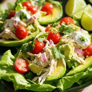 Avocado Chicken Salad Healthy and Simple Recipe