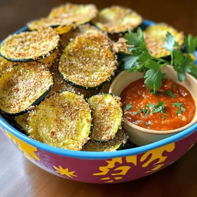 Crispy Baked Zucchini Chips Healthy Snack Choice