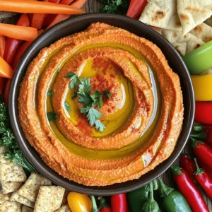 Roasted Red Pepper Hummus Delightful and Simple Recipe