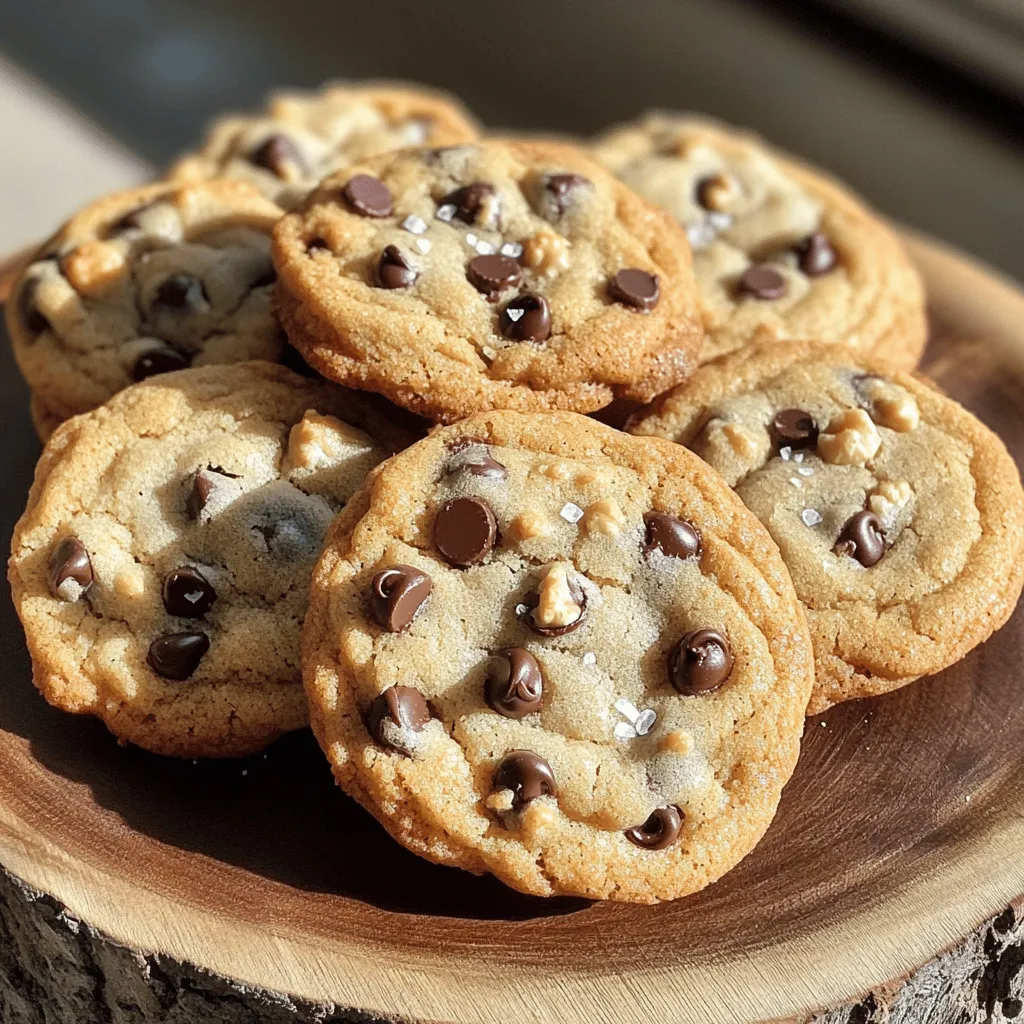 For the best ever chocolate chip cookies, you need: - 1 cup unsalted butter, softened - 3/4 cup brown sugar, packed - 3/4 cup granulated sugar - 1 teaspoon vanilla extract - 2 large eggs - 2 1/4 cups all-purpose flour - 1 teaspoon baking soda - 1/2 teaspoon salt - 2 cups semi-sweet chocolate chips - 1/2 cup chopped walnuts (optional) - Flaky sea salt for sprinkling Each ingredient plays a big role in making these cookies great. - Unsalted butter gives richness. You can use salted butter, but cut back on added salt. - Brown sugar adds moisture and flavor. If you need a substitute, use white sugar mixed with a bit of molasses. - Vanilla extract brings a warm aroma. You can swap it for almond extract for a new twist. - Eggs help bind everything. If you're vegan, use flax eggs or unsweetened applesauce. - All-purpose flour is the base. You could try whole wheat flour for a nutty taste. - Baking soda helps the cookies rise. If you lack baking soda, try baking powder but adjust the amount. - Semi-sweet chocolate chips are classic, but dark or milk chocolate are great too. - Chopped walnuts add crunch. Leave them out if you prefer plain cookies. - Flaky sea salt enhances sweetness. Use regular salt if you have no flaky kind. Using quality ingredients makes a huge difference. Fresh butter and good chocolate elevate flavor. - Butter should be soft, not melted. This helps achieve the right texture. - Chocolate chips should be high quality. They melt perfectly and taste better. - Fresh eggs have a richer flavor compared to older ones. Always check for freshness. - Flour should be stored well. Old flour can ruin your cookies. When you choose the best ingredients, you get cookies that are truly delightful. For the full recipe, check the details above. Enjoy baking! 1. Preheat the Oven: Start by preheating your oven to 350°F (175°C). Line a baking sheet with parchment paper to prevent sticking. 2. Cream the Butter and Sugars: In a large bowl, mix 1 cup of softened butter, 3/4 cup of brown sugar, and 3/4 cup of granulated sugar. Beat until smooth and fluffy, which takes about 2-3 minutes. 3. Add Eggs and Vanilla: Next, add 2 large eggs, one egg at a time. Then mix in 1 teaspoon of vanilla extract. Ensure the mixture is well blended. 4. Combine Dry Ingredients: In another bowl, whisk together 2 1/4 cups of all-purpose flour, 1 teaspoon of baking soda, and 1/2 teaspoon of salt. Slowly add this dry mix into the wet ingredients, stirring until fully combined. 5. Fold in Chocolate Chips: Gently stir in 2 cups of semi-sweet chocolate chips. If you like, add 1/2 cup of chopped walnuts for some crunch. 6. Scoop and Bake: Use a cookie scoop or a spoon to drop rounded balls of dough onto the lined baking sheet. Leave space between each cookie for spreading. 7. Sprinkle and Bake: Lightly sprinkle flaky sea salt on each dough ball. Bake for 10-12 minutes, until the edges are golden but the centers are soft. 8. Cool and Serve: Let the cookies cool on the baking sheet for about 5 minutes. Then transfer them to a wire rack to cool completely. - Preheat the Oven: Always use an oven thermometer for accuracy. - Cream the Butter and Sugars: Make sure your butter is softened but not melted for the best texture. - Add Eggs and Vanilla: Room temperature eggs mix better with the batter. - Combine Dry Ingredients: Sifting the flour can help avoid lumps. - Fold in Chocolate Chips: Use a spatula to fold carefully; this keeps the dough light. - Scoop and Bake: Use a cookie scoop for even-sized cookies. - Sprinkle and Bake: The sea salt adds a nice contrast to the sweet chocolate. - Cool and Serve: Enjoy them warm for a gooey treat! - Preheat and Prep: Show the oven and lined baking sheet. - Mixing Ingredients: A photo of creamy butter and sugar mix. - Adding Eggs: An image of the eggs added and mixed. - Dry Ingredients: A snapshot of the whisked flour and baking soda. - Dough Ready: Display the dough with chocolate chips mixed in. - Scoop and Bake: Visual of dough balls on the baking sheet. - Finished Cookies: A picture of the baked cookies cooling on a wire rack. Follow these steps and tips for the best ever chocolate chip cookies. For the full recipe, refer to the beginning of this article. Happy baking! To get the perfect cookie texture, start with room temperature butter. Cold butter can lead to dough that doesn’t mix well. Cream the butter and sugars until light and fluffy. This step adds air and helps cookies rise. Use the right flour too. All-purpose flour works best for a chewy texture. Avoid over-mixing when adding flour. Mix just until combined for the best results. Watch out for these common mistakes. First, don’t skip the chilling step. Chilling the dough for 30 minutes helps the cookies keep their shape. Next, measure your flour correctly. Too much flour can lead to dry cookies. Always use a spoon to fluff the flour, then scoop it into the measuring cup. Lastly, keep an eye on the baking time. Each oven is different. Start checking a minute or two early. Follow these best practices for amazing cookies. Use parchment paper to avoid sticking. It also helps cookies bake evenly. Space the dough balls apart on the baking sheet. This allows room for spreading. Don’t forget to sprinkle flaky sea salt on top before baking. It enhances the flavor and makes them irresistible. For a lovely presentation, serve warm cookies on a decorative platter or stack them in a glass jar. For the full recipe, just check the link above! {{image_2}} You can make these cookies even better with fun add-ins. Try adding chopped nuts, like walnuts or pecans, for crunch. You can also mix in dried fruit, like cranberries or apricots, for a chewy twist. If you love coconut, add some shredded coconut for a tropical flair. For a touch of spice, sprinkle in cinnamon or nutmeg. You can even swap semi-sweet chocolate chips for dark chocolate or milk chocolate. Each choice adds a new flavor that your family will love! Want to make a healthier cookie? You can use whole wheat flour instead of all-purpose flour. This adds fiber and a nutty taste. Replace half the butter with unsweetened applesauce. This lowers the fat and still keeps the cookies moist. If you want to cut sugar, use coconut sugar or a sugar substitute. You can also add oats for extra texture and nutrients. These swaps make your cookies a bit healthier without losing the yummy taste! Change your cookies with the seasons for fun surprises. In the fall, add pumpkin puree and spices like cinnamon and ginger. This gives a warm, cozy flavor. In winter, swap in peppermint extract and crushed candy canes for a festive touch. For summer, mix in fresh berries or lemon zest for a bright taste. Each season brings new flavors. Embrace them and enjoy your cookies all year long! For the full recipe, check out the Heavenly Chocolate Chip Bliss Cookies. To keep your cookies fresh, use an airtight container. Line it with parchment paper. Place the cookies in a single layer. If you stack them, add more parchment between layers. Store them at room temperature for up to a week. If you want them to last longer, the fridge can work too. Just know they might dry out a bit. Freezing cookie dough is a smart move if you want fresh cookies later. Scoop individual cookie balls onto a baking sheet. Freeze them for about 1 hour until firm. Then, transfer the frozen balls to a freezer-safe bag. Label the bag with the date and type of cookie. You can freeze dough for up to three months. When you’re ready to bake, just add a few extra minutes to the baking time. For the best taste, reheat cookies in the oven. Preheat your oven to 350°F (175°C). Place the cookies on a baking sheet and warm them for about 5 minutes. This method keeps them soft and gooey. You can also use a microwave. Heat each cookie for about 10-15 seconds. Just be careful not to overdo it, or they may get tough. Enjoy your cookies fresh and warm! To make your cookies softer, use more brown sugar. Brown sugar has moisture, which helps keep cookies chewy. You can also add an extra egg yolk for richness. Chilling the dough before baking can help too. This slows the spread and keeps them thick. Bake them just until the edges turn golden. Yes, you can use different types of chocolate. Dark chocolate adds a rich flavor. Milk chocolate gives a sweeter taste. White chocolate adds creaminess. You can mix and match to find your favorite flavor. Just keep in mind the amount of sweetness. Adjust sugar if needed. If your cookies spread too much, check the butter temperature. If it’s too warm, the cookies will spread. Also, ensure you measure flour correctly. Using too little flour can cause spreading. Try chilling the dough for at least 30 minutes before baking. This can help them hold their shape. You can find the full recipe for these cookies right here. It includes all the steps and tips you need to create these amazing treats. Enjoy baking! This blog post covered key ingredients, step-by-step baking, and helpful tips. Understanding quality ingredients helps you make tasty cookies. Following the detailed instructions ensures perfect results every time. You learned tricks to avoid common mistakes and variations to try. Finally, storing your cookies correctly keeps them fresh. Baking is fun and rewarding. I hope you feel ready to bake your perfect batch!