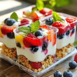 To make Berry Yogurt Parfait Pops, you need simple, fresh items. Here’s what you will need: - 2 cups Greek yogurt (plain or vanilla) - 1 cup mixed berries (strawberries, blueberries, raspberries) - 1 tablespoon honey (or maple syrup for a vegan option) - 1 teaspoon vanilla extract - 1 cup granola These ingredients give you a creamy and fruity treat that is so tasty. You can add a few optional items to make your pops even better: - Fresh mint leaves for garnish - A pinch of cinnamon for warmth - A splash of orange juice for brightness These extra touches can make your pops stand out. If you need to swap ingredients, here are some good options: - Use coconut yogurt instead of Greek yogurt for a dairy-free option. - Substitute agave syrup for honey if you want a vegan choice. - Try using different fruits like peaches or mangoes instead of mixed berries. These substitutes keep the dish fun and flexible. You can find the full recipe in the earlier section. Start by mixing your Greek yogurt in a bowl. Add honey and vanilla extract. Stir until smooth. This will be the creamy base of your pops. Make it as sweet as you like. Take your popsicle molds and fill them with the yogurt mixture. Use a quarter of the mold for this layer. Then, add a layer of chunky berry puree. Sprinkle granola on top for crunch. Repeat these layers until your molds are full. Use whole berries for texture in the last layer. Insert popsicle sticks into the molds. Tap them gently on the countertop to remove air bubbles. Place the molds in the freezer for at least 4-6 hours. Wait until they freeze solid. To remove the pops, run warm water over the molds for a few seconds. This helps them slide out easily. If you want the full recipe, check out Berry Yogurt Parfait Pops. To make your Berry Yogurt Parfait Pops pop, use bright, fresh berries. Layer the yogurt and berry puree in a clear mold. This way, you can see the pretty colors. Add a sprinkle of granola on top for a nice crunch. A touch of fresh mint as a garnish makes them look fancy too! One common mistake is over-filling the molds. Leave some space at the top. This helps the pops freeze evenly. Another mistake is not tapping the molds on the counter. Tapping removes air bubbles, which can create holes in your pops. Lastly, don’t rush the freezing time. If they are not fully frozen, they will break apart. For a creamy texture, mix the yogurt well with honey and vanilla. This makes it smooth. If your pops are too icy, try adding more yogurt. You can also use a little more honey for sweetness. The berry puree should be chunky, but not too watery. Find the right balance for the best pops! {{image_2}} You can easily make Berry Yogurt Parfait Pops dairy-free or vegan. Use coconut yogurt instead of Greek yogurt. This swap keeps the pops creamy and rich. For sweetening, replace honey with maple syrup. This change gives a nice flavor too. Mix up the fruit for fun flavors! Try using peaches, mangoes, or even kiwi. Each fruit adds its own taste and color. You can also use just one kind of berry if you prefer. Experiment with what you love best. Want to boost the health factor? Add superfoods like chia seeds or flaxseeds. These tiny seeds pack a big punch of nutrients. You can sprinkle them into the yogurt layer. Another great option is to mix in some spinach for extra greens. This keeps the pops healthy and delicious. You can find the full recipe [here](#). To keep your Berry Yogurt Parfait Pops fresh, store them in an airtight container. If you have leftover pops, place them in a plastic bag or a covered dish. Make sure they stay separated to avoid sticking. This keeps their shape nice and neat. These pops can last up to two months in the freezer. After that, they may lose their texture and flavor. Always check for any signs of freezer burn before enjoying them. If they smell off or look icy, it's best to toss them. If you want to refreeze these pops, do it right after you remove them. Let them cool before placing them back in the freezer. Avoid thawing and refreezing them multiple times. This can change their taste and texture. For the best results, enjoy them fresh! You can find the full recipe to make these delicious treats again and again. Yes, you can use any yogurt you like. Greek yogurt works best. It is thick and creamy. You can also use regular yogurt if you prefer. Non-dairy yogurts are great for a vegan option. Just make sure they have a nice flavor. To remove the pops, run warm water over the outside of the molds. This helps loosen them. Hold the molds under the water for a few seconds. Then gently pull on the popsicle sticks. They should slide out with ease. Yes, frozen berries are a good choice. They work well in the yogurt mix. Just let them thaw a bit before using. This helps with blending and flavor. You still get that yummy berry taste! You can find the full recipe for Berry Yogurt Parfait Pops in the recipe section above. You can find the full recipe for Berry Yogurt Parfait Pops in this article. It gives you all the steps to make these tasty treats. You’ll need just a few simple ingredients. To start, gather the Greek yogurt, mixed berries, honey, and granola. You will mix the yogurt, honey, and vanilla to make a creamy base. Then, you mash some of the berries to create a chunky mix. Layer these with the yogurt and granola in your molds. Let the pops freeze for a few hours. Once they are frozen solid, you can enjoy a cool snack. The mix of sweet yogurt and tart berries makes a perfect treat. You can find the full recipe and detailed instructions to guide you through the process. Making Berry Yogurt Parfait Pops is simple and fun. We explored key ingredients, layer techniques, and freezing tips. You learned how to create flavors you love and avoid common mistakes. Remember, these pops are easy to adapt with vegan options and superfoods. Enjoy customizing your treats! For the full recipe, check the link. Dive into your kitchen and start making healthy, tasty pops today.