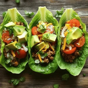 Turkey Taco Lettuce Wraps Flavorful and Simple Recipe