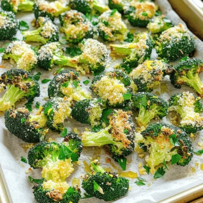 Crispy Parmesan Roasted Broccoli Easy Side Dish Recipe