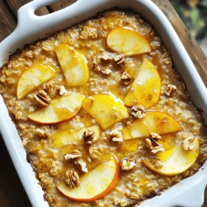 Apple Cinnamon Baked Oatmeal Simple and Tasty Dish