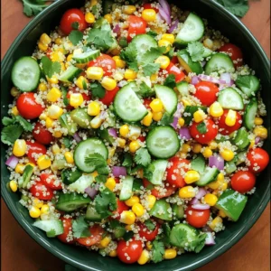 Zesty Cilantro Lime Quinoa Salad Fresh and Healthy Dish