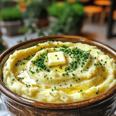 Garlic Herb Mashed Cauliflower Creamy Comfort Dish