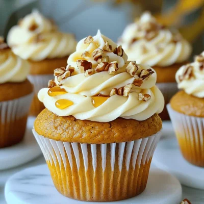 Bakery-Style Pumpkin Maple Cupcakes Delightfully Irresistible