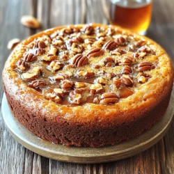 - 1 cup unsalted butter (for browning) - 2 cups all-purpose flour - 1 teaspoon baking powder - 1 teaspoon baking soda - 1/2 teaspoon salt - 1 cup brown sugar, packed - 1/2 cup granulated sugar - 3 large eggs - 1 teaspoon vanilla extract - 1 cup sour cream - 1/2 cup maple syrup - 1 1/2 cups pecans, chopped (plus extra for topping) - 1 teaspoon ground cinnamon Selecting fresh pecans: Always look for pecans that are whole, firm, and smell nutty. Avoid any that look shriveled or have dark spots. Fresh pecans make a big difference in taste. Choosing the right type of maple syrup: Use pure maple syrup for the best flavor. Look for Grade A for a lighter taste or Grade B for a stronger flavor. Avoid imitation syrups, as they lack depth and richness. First, you need to set your oven. Preheat it to 350°F (175°C). This step is very important. It helps the cake bake evenly. While the oven heats, take a 9x13 inch baking dish. Grease it with some butter or cooking spray. Then, sprinkle a little flour in it. This will help the cake not stick. Next, let’s make the brown butter. In a medium saucepan, add 1 cup of unsalted butter. Heat it over medium heat. Stir it often. You want the butter to melt and turn golden brown. This will take about 5 to 7 minutes. Keep an eye on it so it doesn’t burn. When it smells nutty, it’s done! Remove it from the heat and let it cool for a few minutes. Now we mix our batter. In a large bowl, combine 2 cups of all-purpose flour, 1 teaspoon of baking powder, 1 teaspoon of baking soda, 1/2 teaspoon of salt, and 1 teaspoon of ground cinnamon. Whisk these together. In another bowl, mix the brown butter with 1 cup of brown sugar and 1/2 cup of granulated sugar. Beat this on medium speed. Add in 3 large eggs, one at a time. Mix well after each egg. Then stir in 1 teaspoon of vanilla extract. Now it’s time for the wet ingredients! Add 1 cup of sour cream and 1/2 cup of maple syrup to the mixture. Stir until it is smooth. Gradually add your dry mixture, mixing just until combined. Finally, fold in 1 1/2 cups of chopped pecans. Pour your batter into the greased baking dish. Spread it out evenly with a spatula. If you want, sprinkle more chopped pecans on top. Place it in the preheated oven. Bake for 30 to 35 minutes. To check if it’s done, insert a toothpick in the center. If it comes out clean, your cake is ready! Once baked, let the cake cool in the pan for about 10 minutes. This makes it easier to remove. After that, transfer it to a wire rack to cool completely. This is crucial for the best taste. Slice it up and enjoy! Optionally, drizzle some extra maple syrup on top for added flavor. To make brown butter, melt unsalted butter in a saucepan over medium heat. Swirl it often to avoid burning. Watch closely as it turns golden. The butter is ready when it smells nutty and looks brown. Remove it quickly from the heat to keep it from burning. Use room temperature ingredients for the best texture. Cold eggs or sour cream can make the cake dense. Mix the butter and sugars well to create air pockets. This step helps your cake rise and stay fluffy. Beat the eggs in one at a time, and mix gently when adding flour to keep it light. Serve the cake warm for a cozy treat. You can slice it into squares or rectangles. Top each piece with chopped pecans for crunch. Drizzle with maple syrup to enhance the sweet flavor. This adds a lovely shine and makes it look extra tasty. {{image_2}} You can switch the nuts in this cake to suit your taste. Walnuts work well instead of pecans. They add a rich flavor and nice crunch. Almonds also make a great choice. Just chop them before adding for the best texture. If you want a nut-free option, you can skip the nuts entirely. Consider adding seeds like sunflower or pumpkin seeds for some crunch without the nuts. To take this cake to the next level, think about adding chocolate chips. They bring a sweet, rich flavor that pairs great with maple. You can also mix in spices like nutmeg or allspice. These spices add warmth and depth to the cake. Just a pinch can enhance the taste, making each bite even more delightful. If you need gluten-free options, you can use gluten-free flour instead. This keeps the cake soft and tasty. For those who are dairy-free, substitute sour cream with a plant-based yogurt. You can also use coconut milk or almond milk for the wet ingredients. These adjustments help everyone enjoy this delicious cake. To keep your Maple Pecan Coffee Cake fresh, you can store it at room temperature or in the fridge. For room temperature storage, place the cake in an airtight container. This method keeps it moist for two to three days. If you choose refrigeration, cover it tightly with plastic wrap. This helps it last up to a week, but it may dry out a bit. To freeze your coffee cake, first, let it cool completely. Once cooled, wrap it tightly in plastic wrap. Then, place it in a freezer-safe bag or container. This way, it stays fresh for up to three months. When you want to enjoy it again, take it out and thaw it in the fridge overnight. For quick thawing, leave it on the counter for a few hours. Your cake stays fresh for about three days at room temperature. In the fridge, it lasts up to a week. Signs of spoilage include a dry texture, off smell, or mold. If you notice any of these, it’s best to toss the cake. Always trust your senses when it comes to food safety. Yes, you can make this cake ahead of time. Bake the cake and let it cool completely. Wrap it well in plastic wrap and store it at room temperature. This way, the cake stays moist. You can also freeze it for up to three months. Just remember to thaw it overnight in the fridge before serving. If you don’t have sour cream, you can use plain yogurt. Greek yogurt works great too; it gives a nice tang. Another option is to mix cream cheese with a bit of milk to reach the right consistency. Each substitute will still keep the cake moist and tasty. You can use salted butter, but it may change the cake's flavor. Salted butter adds extra saltiness, which might contrast with the sweetness. If you prefer control over salt, stick with unsalted butter. This way, you can add salt to your taste. Yes, you can use different syrups. Light corn syrup can work, but it lacks the maple flavor. Honey or agave syrup are options too, but they have a different taste. If you want that rich maple flavor, stick with pure maple syrup. It gives the best taste. If you can’t find pecans, don’t worry! Walnuts are a great substitute; they have a nice crunch. Almonds can work too if you prefer a different flavor. If you want a nut-free option, try using oats or sunflower seeds for added texture. This blog post covered the key ingredients and steps to make a rich, delicious cake. We discussed tips for selecting quality items and shared methods for perfecting brown butter. You learned about variations to suit your taste and dietary needs, plus smart storage tips. Now, you can create a delightful cake that impresses everyone. Remember, the right ingredients and attention to detail make all the difference. Enjoy baking and sharing your tasty treat!