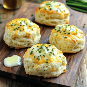 Cheddar Chive Drop Biscuits Flavorful and Easy Recipe