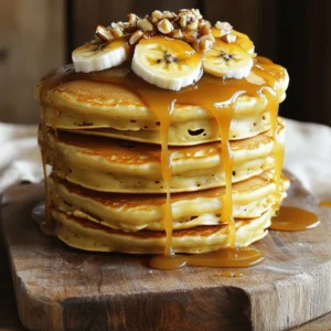 Crave-Worthy Banana Caramel Pancakes Delightful Treat