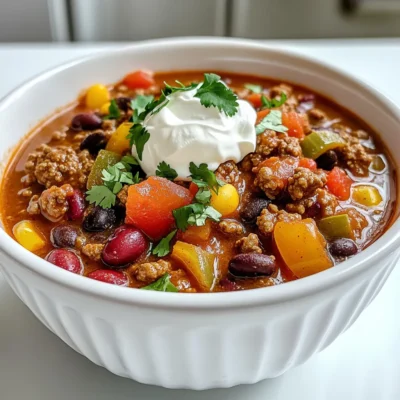 Slow Cooker Hearty Beef Chili Flavorful Comfort Dish