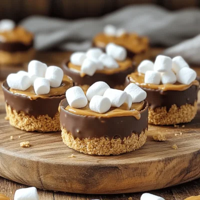 Peanut Butter S’mores Cups No Bake Easy Treat