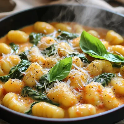 Creamy Tomato Spinach Gnocchi Flavorful Easy Recipe