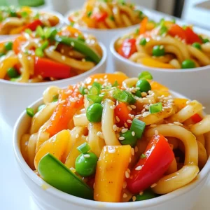 Minute Garlic Chili Crisp Udon Noodles Delight