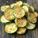 For tasty air fryer zucchini chips, you need these basic items: - 2 medium zucchinis, thinly sliced - 1 cup breadcrumbs (use panko for extra crunch) - ½ cup grated Parmesan cheese - 1 teaspoon garlic powder - 1 teaspoon onion powder - ½ teaspoon paprika - Salt and pepper to taste - 1 large egg, beaten - Olive oil spray These ingredients create a crispy texture and flavorful taste. The zucchini gives a fresh base. The breadcrumbs and cheese add crunch and richness. You can add other spices or herbs to customize your chips: - Italian seasoning for a herby twist - Cayenne pepper for heat - Lemon zest for brightness - Fresh herbs like parsley for a fresh finish These options let you play with flavors. Try different combinations to find what you like best. To make your zucchini chips, gather these tools: - An air fryer for quick and even cooking - A sharp knife for slicing - A cutting board for safety - Two mixing bowls for coating and egg - A spatula for flipping the chips Using the right tools makes the process easier. You’ll enjoy cooking your healthy snack! Start with two medium zucchinis. Wash them well under cold water. Use a sharp knife to slice them thinly. Aim for about 1/8 inch thick. Thin slices cook best and get nice and crispy. Place the slices in a bowl and sprinkle a little salt on them. This helps draw out moisture, making them crispier later. Let them sit for about 10 minutes. Then, pat them dry with a paper towel. In a large bowl, mix the breadcrumbs, grated Parmesan cheese, garlic powder, onion powder, paprika, salt, and pepper. Stir this mixture until it’s well combined. In another bowl, beat one large egg. Take each zucchini slice, dip it in the egg, letting any extra drip off. Then, coat it in the breadcrumb mix. Press gently to make sure the crumbs stick well. Lay the coated slices on a plate. Preheat your air fryer to 375°F (190°C) for about five minutes. Once hot, arrange the zucchini slices in the air fryer basket. Make sure not to crowd them; this helps them cook evenly. Lightly spray the top with olive oil spray for extra crunch. Air fry the zucchini chips for 10 to 12 minutes. Flip them halfway through for even cooking. They should turn golden brown and crispy. When done, carefully remove them and let them cool a bit before serving. Enjoy your tasty, healthy snack! To get the best crunch, start with thin zucchini slices. Aim for about 1/8 inch thick. This ensures they cook evenly. Also, make sure to dry the slices before cooking. Excess moisture can make them soggy. Use a clean towel to pat them dry. Next, don’t skip the olive oil spray. It helps the chips get nice and golden. Remember to space them out in the air fryer. Crowding leads to uneven cooking. Flip them halfway for even browning. One common mistake is not seasoning enough. Be generous with salt, pepper, and spices. If you skip the egg wash, the crumbs won’t stick. Always coat the slices well. Another issue is cooking at too low a temperature. Stick to 375°F (190°C) for crispness. Lastly, avoid opening the air fryer too often. Each time you check, heat escapes and slows cooking. While the basic recipe is great, you can mix it up! Try adding some Italian herbs like oregano or basil. For a spicy kick, sprinkle in some cayenne pepper. You can also use lemon zest for a fresh taste. For cheese lovers, add more Parmesan or try cheddar. These small changes can make each batch unique and fun! {{image_2}} You can change the taste of your zucchini chips easily. Try adding different spices to the breadcrumb mix. Here are some ideas you might enjoy: - Italian herbs: Add dried basil and oregano for a fresh taste. - Spicy kick: Mix in some cayenne pepper or chili powder for heat. - Cheesy goodness: Use other cheese like cheddar or feta for a new twist. These options let you create flavors that suit your mood or meal. While the air fryer is quick and easy, you can also bake or fry zucchini chips. Here’s how: - Baking: Preheat your oven to 400°F (200°C). Place the coated zucchini slices on a baking sheet. Bake for 20-25 minutes, flipping halfway through. This method is great for a larger batch. - Frying: Heat oil in a pan over medium heat. Fry the zucchini slices until golden and crispy, about 2-3 minutes per side. This method gives a rich flavor but adds more calories. Each method has its charm, so feel free to experiment! Dips can make your zucchini chips even better. Here are some tasty ideas: - Ranch dressing: Creamy and cool, it pairs well with the crunch. - Salsa: Fresh and zesty, this dip adds a bright flavor. - Hummus: Creamy and healthy, it gives a nice contrast to the chips. Try these dips to make your snack more fun. You can also serve the chips with a side salad or as a crunchy topping for soups. Enjoy your cooking! To keep your leftover zucchini chips fresh, store them in an airtight container. This helps prevent moisture from making them soggy. Place them at room temperature if you plan to eat them within a day. For longer storage, use the fridge. Just remember, they taste best fresh! To reheat your zucchini chips, use the air fryer. Set it to 350°F (175°C). Place the chips in a single layer and heat for about 3-5 minutes. This method helps restore their crispiness. Avoid using the microwave, as it can make them soft and chewy. You can freeze zucchini chips for later! First, let them cool completely. Then, arrange them in a single layer on a baking sheet. Freeze until firm, then transfer them to a freezer bag. They can last up to three months. When ready to enjoy, air fry them straight from the freezer for a quick snack! Yes, you can use many other vegetables in the air fryer. Vegetables like sweet potatoes, carrots, and eggplant work great. Just slice them thinly, season, and follow the same steps as zucchini. Each vegetable has its own taste and texture. You may need to adjust the cooking time based on thickness. Always check for doneness as you cook. To make zucchini chips without breadcrumbs, simply skip them. Coat the zucchini slices in beaten egg or olive oil. Then sprinkle them with your favorite seasonings. You can use spices like garlic powder, paprika, or even nutritional yeast for a cheesy flavor. Just ensure you still cook them in a single layer for even crispiness. The best air fryer temperature for zucchini chips is 375°F (190°C). This heat cooks the zucchini evenly and makes them crispy. Preheating the air fryer is key for the best results. Cook for about 10-12 minutes, flipping halfway. Keep an eye on them to avoid burning, as every air fryer may cook a bit differently. You learned how to make tasty air fryer zucchini chips. We covered the best ingredients, easy steps, and key tips. Perfectly crispy chips come from right cooking times and avoiding mistakes. You can add fun flavors and enjoy these chips with dips. For leftovers, store them right to keep them fresh. Now, it’s time to get cooking and make your own delicious zucchini chips! Enjoy your crunchy snack!
