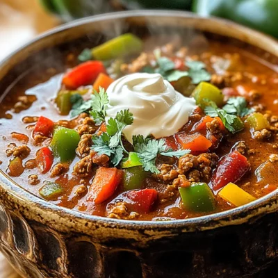 Spicy Cajun Turkey Chili One Pot Flavorful Meal
