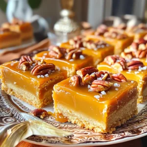 Caramel Pecan Shortbread Bars Irresistible Dessert Delight
