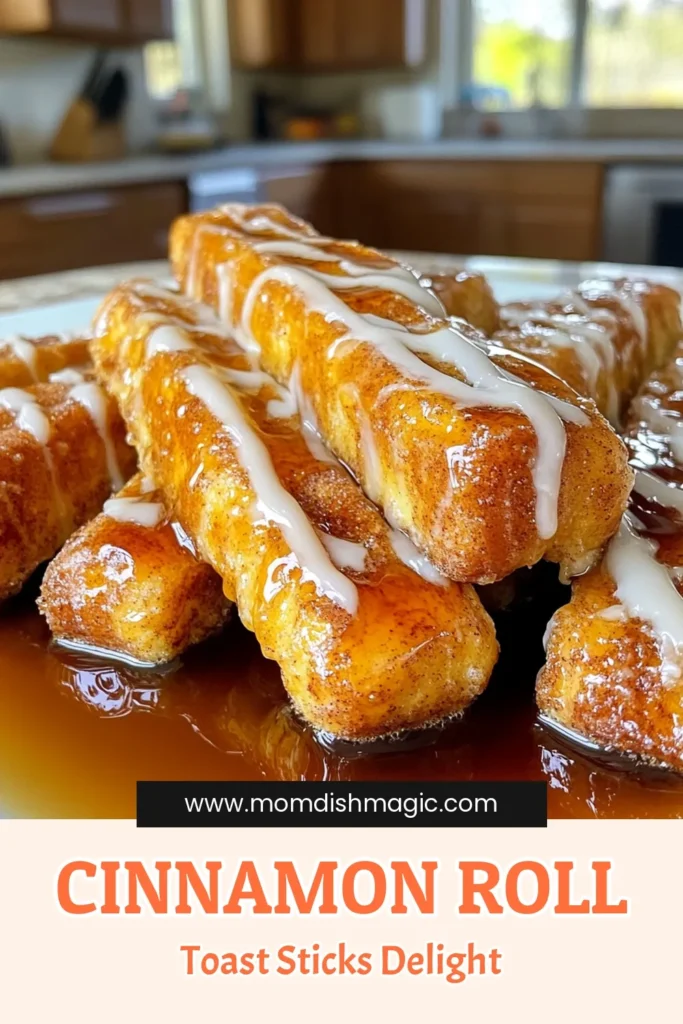 Indulge in a delightful breakfast with these Cinnamon Roll French Toast Sticks! This easy recipe transforms classic cinnamon rolls into golden, gooey sticks perfect for dipping in maple syrup. In just 20 minutes, you can whip up a treat that will please everyone at the table. Perfect for weekends or special occasions, this recipe is a must-try! Click through for the full recipe and enjoy a sweet start to your day! #CinnamonRolls #BreakfastIdeas #FrenchToast #SweetTreats