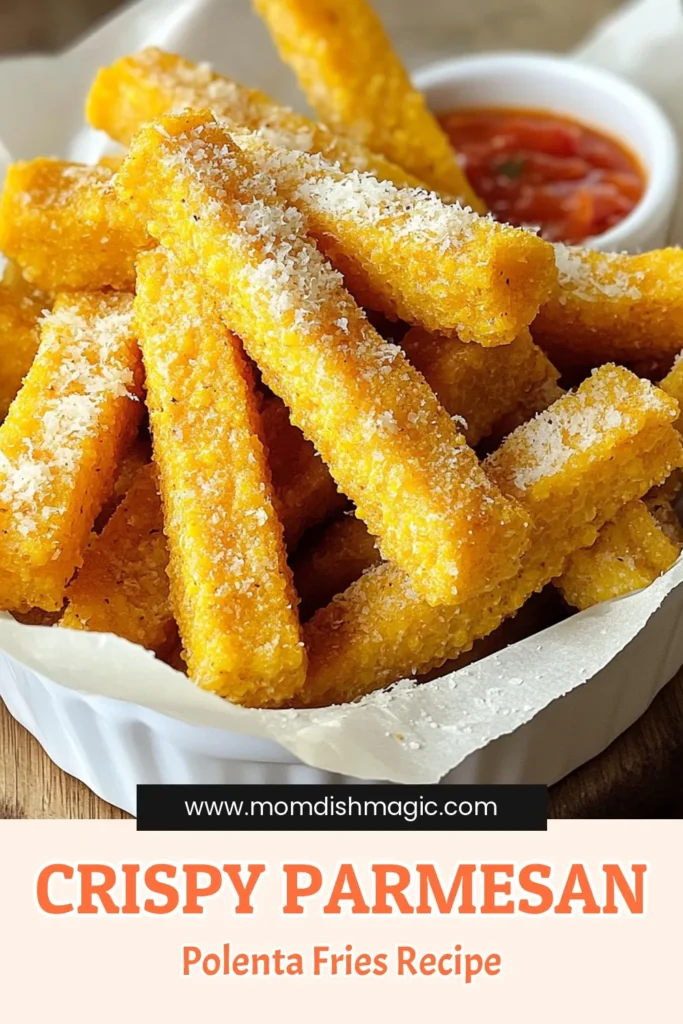 Get ready to indulge in the ultimate comfort food with these delicious Parmesan Polenta Fries! Crispy on the outside and cheesy on the inside, this easy recipe is perfect for snacking or as a side dish. Discover how to make these golden delights from just a few simple ingredients and an air fryer. Don’t miss out—click through for the full recipe and elevate your snacking game today! #PolentaFries #ComfortFood #AirFryerRecipes #CheeseLovers