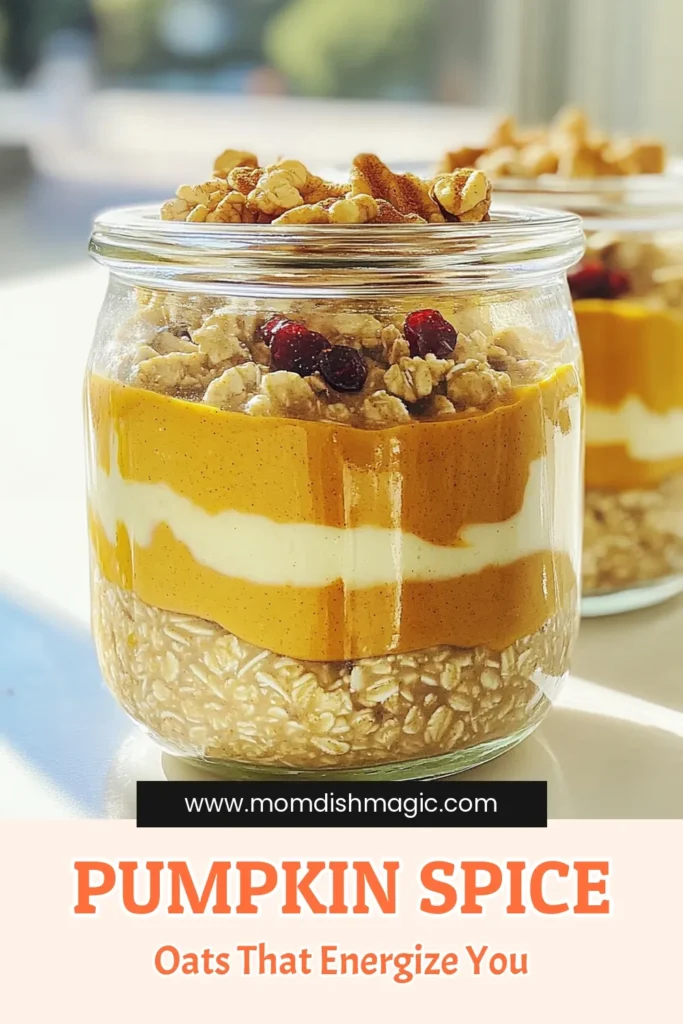 Start your morning with a delicious twist on breakfast by trying these Pumpkin Spice Protein Overnight Oats! This easy recipe combines rolled oats, pumpkin puree, and protein powder for a nutritious and satisfying meal. Perfect for busy mornings, this dish is ready to grab and go after just a little prep. Click through to explore the full recipe and enjoy a cozy fall-inspired treat any time of year! #OvernightOats #PumpkinSpice #HealthyBreakfast #RecipeIdeas