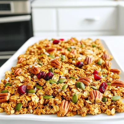 Pumpkin Pecan Granola Tasty and Easy Homemade Snack