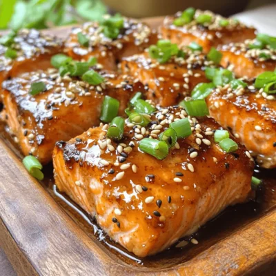 Honey Garlic Salmon Bites Tasty and Easy Recipe