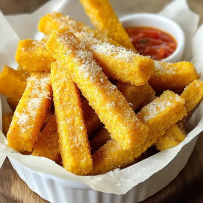 Parmesan Polenta Fries Air Fryer Crispy Delight