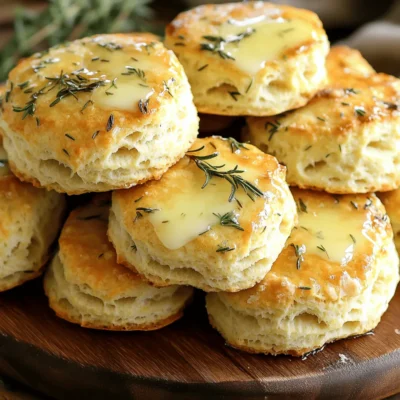Buttery Herb Drop Biscuits Savory and Simple Treat