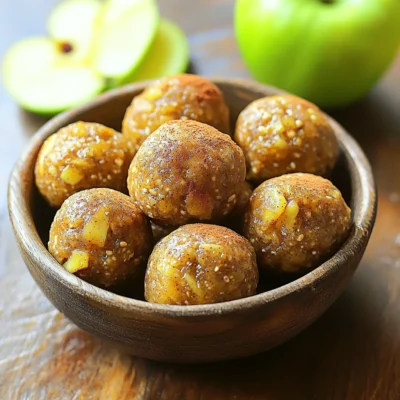 Apple Pie Energy Bites Simple and Healthy Snack