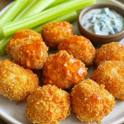 Buffalo Chicken Bites Air Fryer Crispy Delight