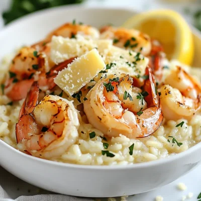 Garlic Butter Shrimp Risotto Flavorful and Simple Dish