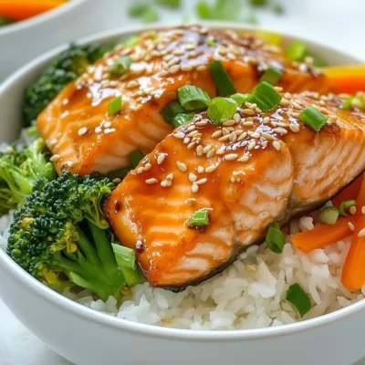 Teriyaki Salmon Rice Bowls Quick and Easy Recipe