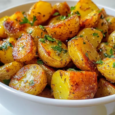 Garlic Herb Roasted Potatoes Simple and Tasty Dish