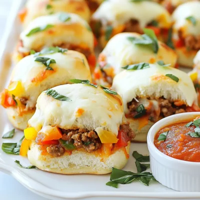 Chopped Italian Sliders Flavorful and Simple Recipe