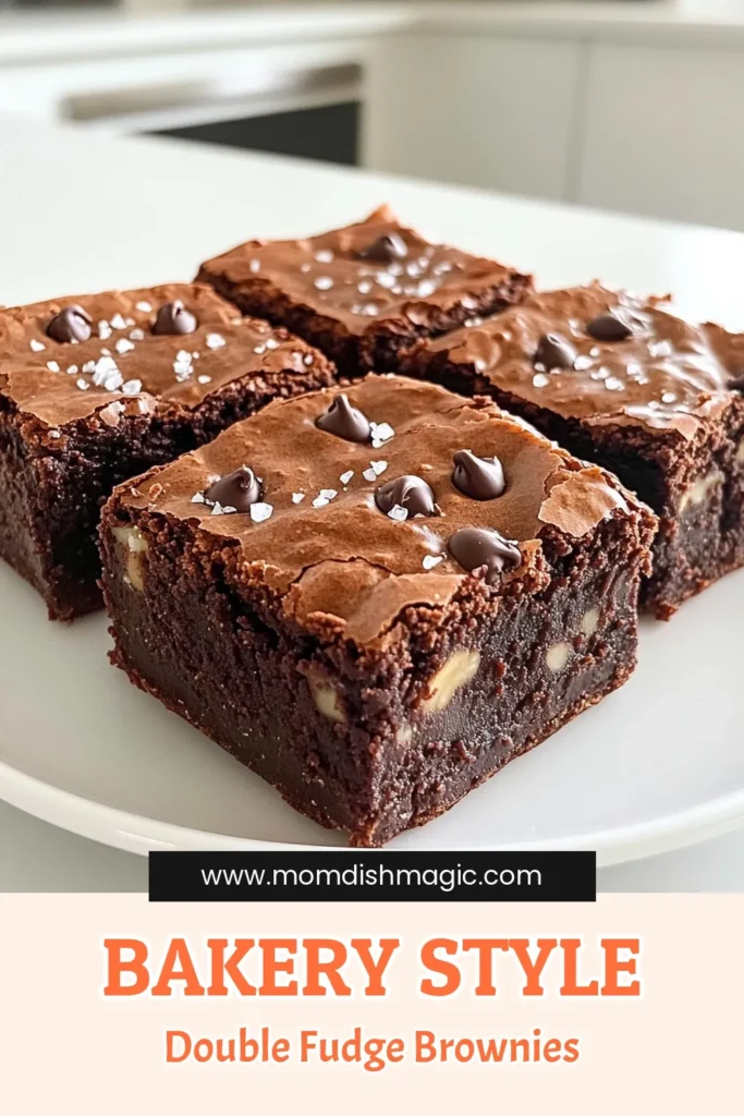 Indulge in the ultimate Double Fudge Brownies Bakery Style that are rich, chocolatey, and oh-so-delicious! With easy steps and simple ingredients like butter, sugar, and chocolate chips, you’ll create brownies that impress every dessert lover. Perfect for any occasion, this recipe is a must-try! Click through to discover how to make these decadent treats and elevate your baking game. #BrownieRecipe #DessertLovers #ChocolateTreats #BakingJoy