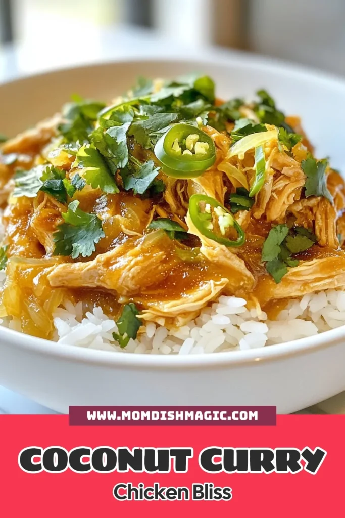 Savor the flavors of Africa with this delicious Kuku Paka recipe, a delightful coconut chicken curry that’s perfect for easy chicken dinners. Made with rich coconut milk and tender shredded chicken, this dish is a standout in coconut milk recipes. In just 30 minutes, you can enjoy this comforting African chicken dish that your whole family will love. Save this recipe for a quick weeknight meal! #KukuPaka #CoconutChickenCurry #EasyChickenDinners #AfricanChickenDishes