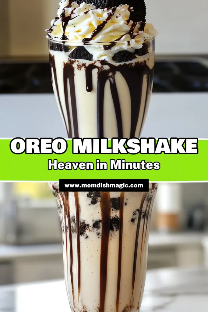 Indulge in this easy Oreo milkshake recipe that's perfect for any dessert lover! This creamy milkshake with Oreos combines rich vanilla ice cream and milk for a delicious homemade Oreo shake. Ready in just 10 minutes, it’s the ultimate treat. Top it with whipped cream and extra Oreos for a visual delight. Try this vanilla ice cream milkshake today and satisfy your sweet cravings! Save this recipe for later! #OreoMilkshake #DessertRecipes #MilkshakeLovers #OreoLovers