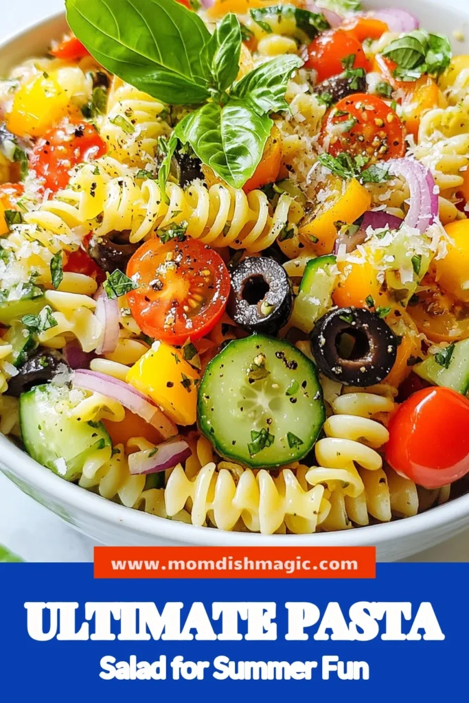 Looking for a refreshing dish for your summer gatherings? Try this delicious grinder pasta salad! This easy summer pasta salad features fusilli pasta tossed with crunchy veggies and zesty Italian dressing, making it a perfect cold pasta salad recipe. Enjoy the vibrant flavors and colors in this unique Italian pasta salad. Perfect for potlucks or BBQs! Save this grinder pasta salad recipe for your next meal! #PastaSalad #SummerRecipes #ItalianRecipes #EasyRecipes