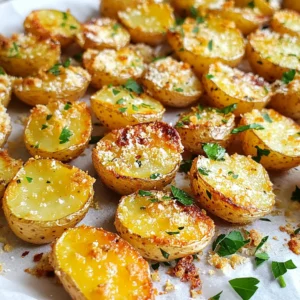 Air Fryer Crispy Parmesan Potatoes Delightful Bake