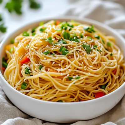 Savory Sesame Garlic Noodles Quick and Easy Recipe