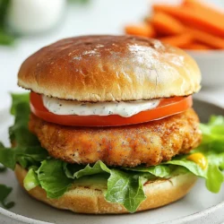 To make a tasty Low-Calorie McChicken, gather these main ingredients: - 1 pound ground chicken breast - 1/2 cup breadcrumbs (whole wheat for a healthier option) - 1/4 cup diced onion - 1 clove garlic, minced - 1 teaspoon paprika - 1/2 teaspoon salt - 1/4 teaspoon black pepper - 1 tablespoon Dijon mustard - 1 tablespoon Greek yogurt (for sauce) - 1 tablespoon mayonnaise (light) - 4 whole wheat buns - Leafy lettuce - 1 large tomato, sliced These ingredients create a flavorful and juicy chicken patty. The ground chicken breast keeps it lean while the whole wheat breadcrumbs add fiber. You can make some simple swaps to enhance your McChicken even more: - Use Greek yogurt instead of mayonnaise for a creamier sauce with fewer calories. - Choose whole wheat buns over regular ones for added nutrients. - Add avocado slices for healthy fats and creaminess. These substitutions help keep the meal healthy without losing taste. Feel free to customize your Low-Calorie McChicken. Some tasty options are: - Sliced pickles for a tangy crunch. - Sliced jalapeños for some heat. - Avocado for extra creaminess. You can also serve it with a side salad or carrot sticks to boost your meal's nutritional value. Enjoy the fun of making it your own! {{ingredient_image_1}} To start, grab a large mixing bowl. Add 1 pound of ground chicken breast. Next, toss in 1/2 cup of whole wheat breadcrumbs. This makes it healthier. Add 1/4 cup of diced onion and 1 clove of minced garlic. Then, sprinkle in 1 teaspoon of paprika, 1/2 teaspoon of salt, and 1/4 teaspoon of black pepper. Now, mix all these ingredients well. Use your hands or a spoon until everything blends together. Once mixed, form the chicken mixture into 4 equal patties. Make sure they are even in thickness. This helps them cook evenly. Now it’s time to cook! Preheat your non-stick skillet or grill pan over medium heat. Place the chicken patties in the skillet. Cook them for about 5 to 6 minutes on each side. You want the internal temperature to reach 165°F (75°C). This ensures they are safe to eat. If you prefer grilling, you can do the same. Just make sure to watch them closely. Flip them gently so they don’t break apart. Once your patties are ready, it's time to assemble! First, mix 1 tablespoon of Dijon mustard, 1 tablespoon of Greek yogurt, and 1 tablespoon of light mayonnaise in a small bowl. This makes a tasty sauce. Next, take your toasted whole wheat buns. Spread the sauce on the bottom bun. Place a chicken patty on top. Add leafy lettuce and a slice of tomato. Finally, top it off with the other bun. Your Low-Calorie McChicken is now ready to enjoy! Serve it with carrot sticks or a small salad for a fresh side. The Low-Calorie McChicken packs a punch of flavor without the extra calories. Each sandwich contains about 300 calories. This is a great choice for those who want to enjoy a tasty meal without guilt. By using lean ground chicken and whole wheat buns, you keep the calorie count low. The original McChicken has around 400 calories. By swapping to this low-calorie version, you save 100 calories. You still enjoy the same textures and tastes, but with healthier ingredients. It’s a win-win for your taste buds and your waistline! The ingredients in this Low-Calorie McChicken provide many health benefits. Ground chicken is lean and high in protein. Whole wheat buns offer fiber, which helps with digestion. Greek yogurt adds creaminess and reduces fat while keeping the taste rich. Fresh lettuce and tomato add vitamins and minerals, making this meal both tasty and nutritious. Pro Tips Choose Lean Meat: Opt for lean ground chicken breast to keep the calories low while maximizing protein content. Even Patties: Ensure that the patties are of even thickness to promote even cooking and prevent drying out. Custom Sauce: Feel free to customize the sauce by adding herbs like dill or parsley for extra flavor without extra calories. Serve Fresh: For the best taste and texture, serve the sandwiches immediately after assembling them to enjoy the crunch of the lettuce and freshness of the tomato. {{image_2}} To make the best Low-Calorie McChicken, follow these tips: - Use fresh ground chicken breast. It gives a juicy texture. - Mix the ingredients well, but don’t overwork the meat. This keeps patties tender. - Shape patties evenly. This helps them cook evenly, too. - Preheat your skillet or grill. A hot surface seals in flavor. - Cook patties until they reach 165°F. This ensures they are safe to eat. If you want to jazz up your Low-Calorie McChicken, try these sauce ideas: - Honey Mustard: Mix honey with Dijon mustard for a sweet kick. - Spicy Mayo: Add sriracha to light mayonnaise for a spicy twist. - Avocado Spread: Mash ripe avocado with lemon juice for creaminess. - Herbed Yogurt: Stir in fresh herbs like dill or parsley into Greek yogurt. Each sauce brings a new taste to your sandwich! Not all buns are created equal. Here are some great options: - Lettuce Wraps: Use large lettuce leaves for a low-carb option. - Gluten-Free Buns: Look for gluten-free bread if you avoid gluten. - Whole Grain Pita: This adds fiber and a unique taste to your meal. - Cauliflower Buns: These are great if you want a veggie-based choice. Choose what fits your diet best for a tasty twist! To make a spicy version, add heat to your patty. Mix in 1-2 teaspoons of cayenne pepper or chili powder. This gives your Low-Calorie McChicken a nice kick. For extra spice, use spicy mustard instead of Dijon. You can also top it with jalapeños for more flavor. If you want a vegetarian meal, try using chickpeas. Mash one can of chickpeas instead of ground chicken. Add breadcrumbs, diced onion, garlic, and spices like paprika and pepper. Shape the mixture into patties. Cook them the same way as the chicken. This option is hearty and packed with protein. You can easily customize the Low-Calorie McChicken to fit your needs. If you're gluten-free, use gluten-free breadcrumbs and buns. For a lower-carb option, skip the bun and use large lettuce leaves. This way, you still get that crunch without the carbs. You can also swap the Greek yogurt for a dairy-free option if needed. A Low-Calorie McChicken has about 300 calories per serving. This is much lower than the standard version. You can enjoy this burger without guilt. The ground chicken and whole wheat buns keep it light and tasty. Yes, you can make this recipe ahead of time. Form the patties and store them in the fridge. You can also cook them and keep them warm. Just reheat them when you are ready to eat. It saves time and makes meal prep easy. If you want a different meat, you can use ground turkey. It has a similar taste and is lower in fat. You can also try plant-based options like chickpeas or black beans for a veggie burger. These alternatives are healthy and delicious! This blog showed you how to make a tasty low-calorie McChicken. We covered main ingredients and healthy swaps. You learned step-by-step how to prepare, cook, and assemble your sandwich. I shared tips for cooking, sauce options, and bun choices. Lastly, you explored variations for spice and vegetarian needs. Eating healthier doesn’t mean giving up flavor. With these easy ideas, you can enjoy a delicious meal that fits your goals. So, grab your ingredients and start cooking!