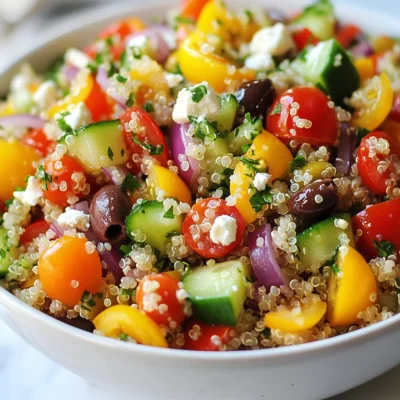 Mediterranean Quinoa Salad Fresh and Flavorful Dish