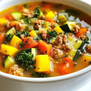 Turkey Vegetable Weight Loss Soup Healthy and Simple Recipe
