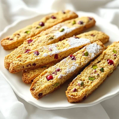 Cranberry Pistachio Biscotti Irresistible Treat Recipe
